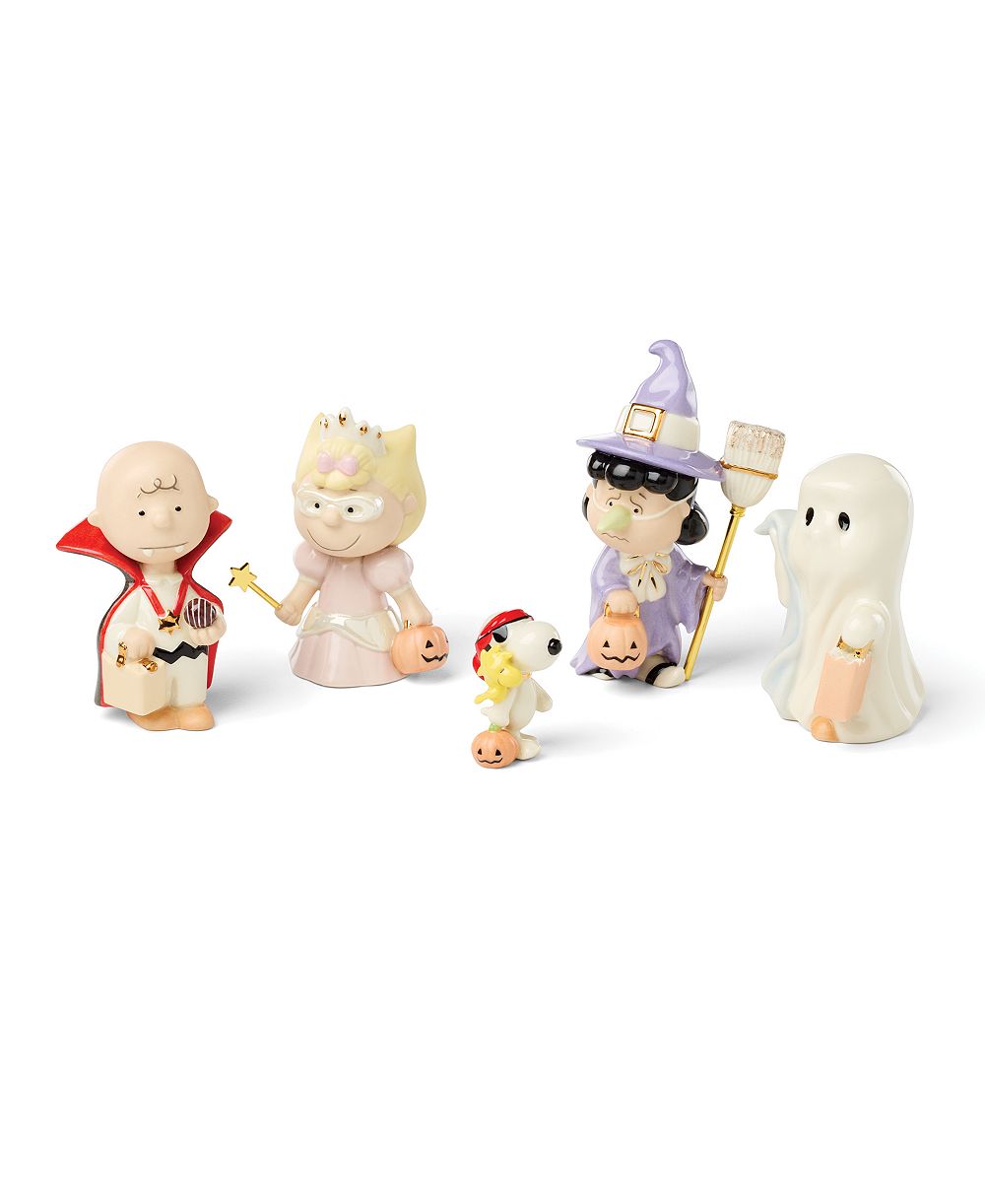 Lenox Peanuts Tricks and Treats набор из 5 фигурок