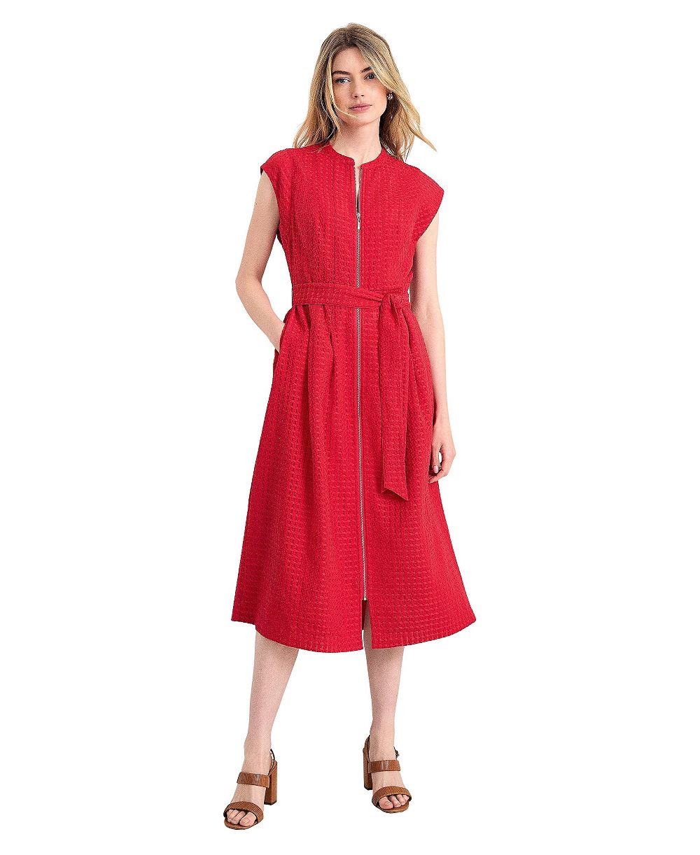 Phase Eight Women's Elvira Zip-Front Midi Dress