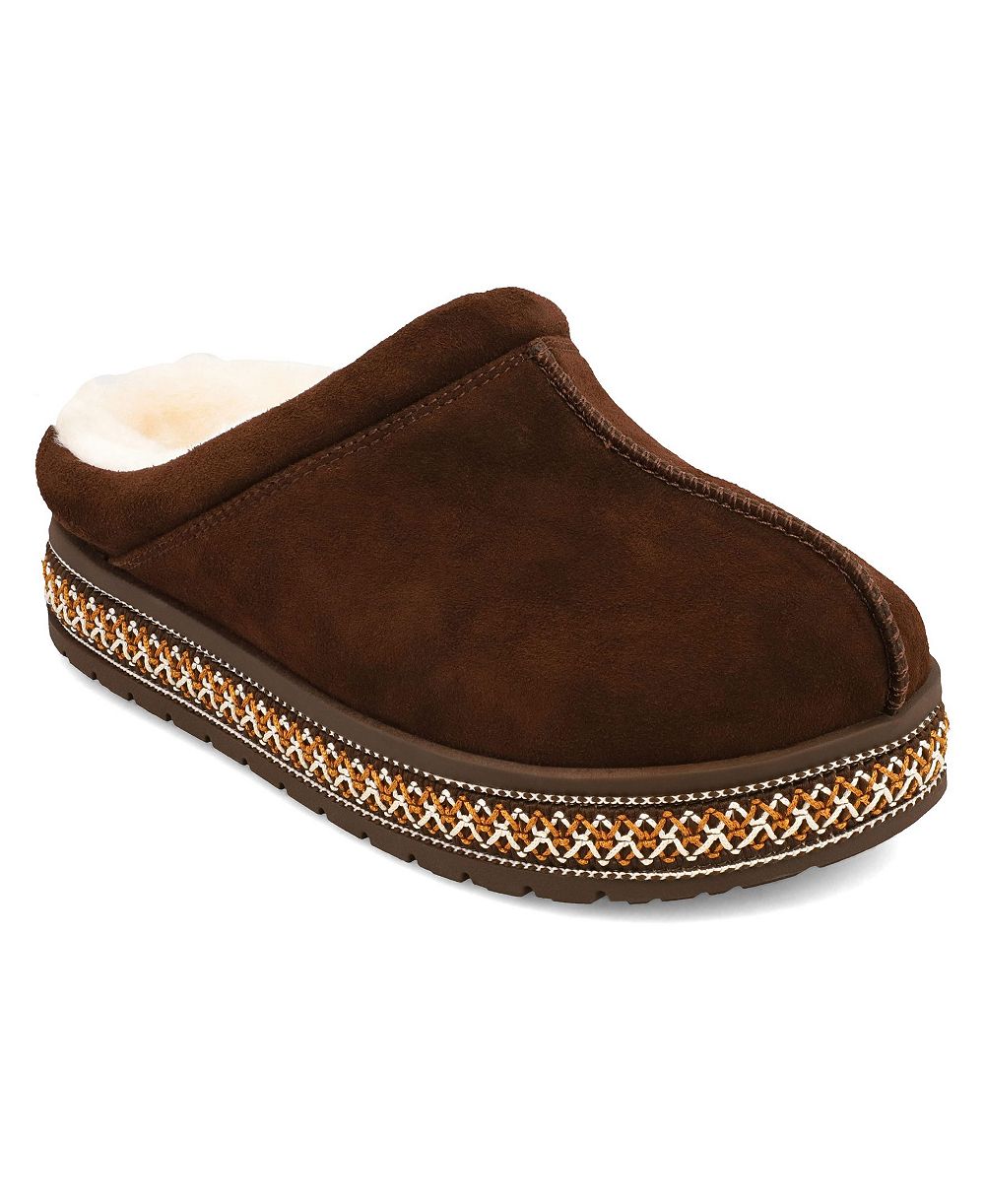 MIA Women's Villas Suede Slip-On Clog Slippers