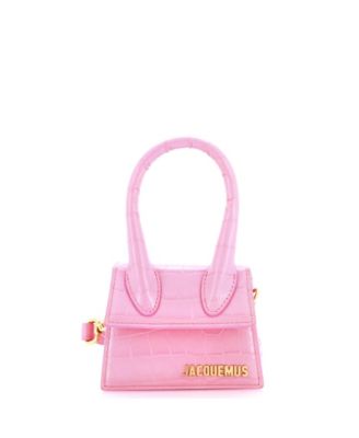 Б/у мини-сумка Jacquemus Mini Le Chiquito из тисненой кожи