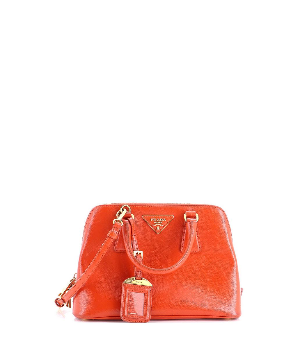 Б/у маленькая сумка Prada Promenade из кожи Saffiano