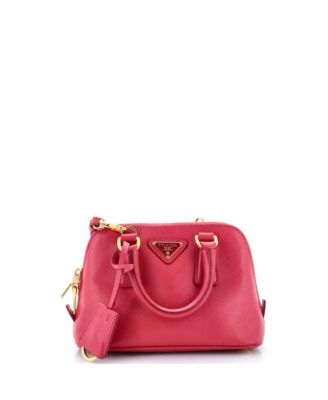 Pre-Owned Prada Mini Promenade Bag Saffiano Leather