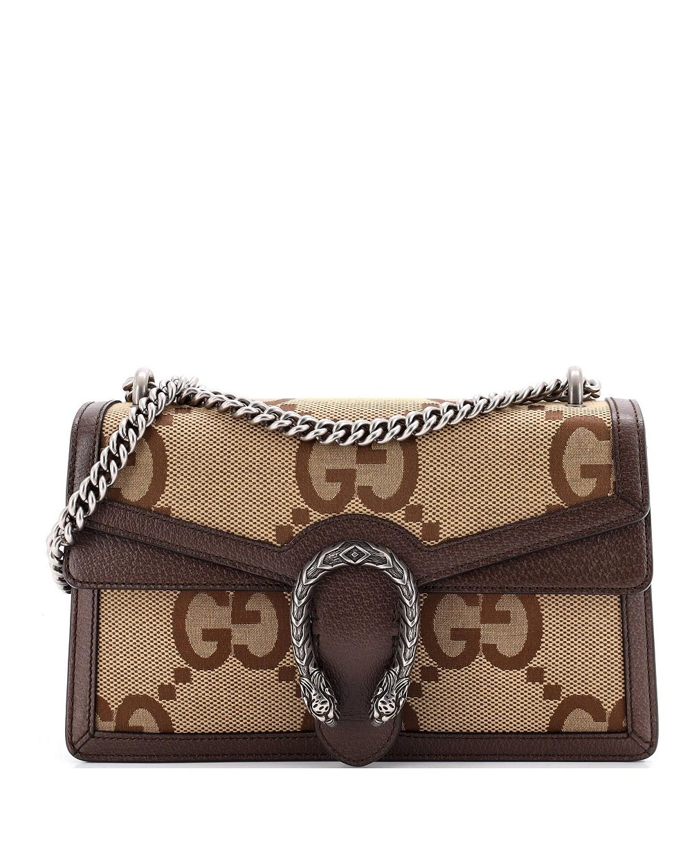 Gucci Dionysus маленькая сумка б/у, холст GG Jumbo