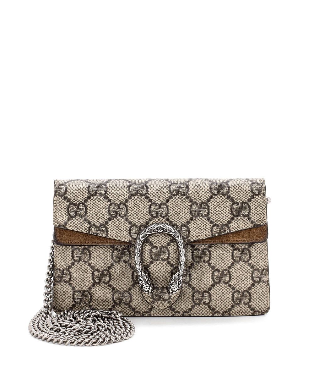 Pre-Owned Gucci сумка Dionysus Super Mini из канваса с принтом GG