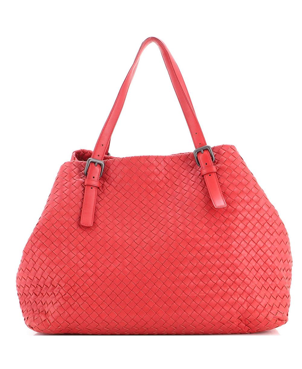 Б/у сумка Bottega Veneta Large A-Shape Intrecciato Nappa