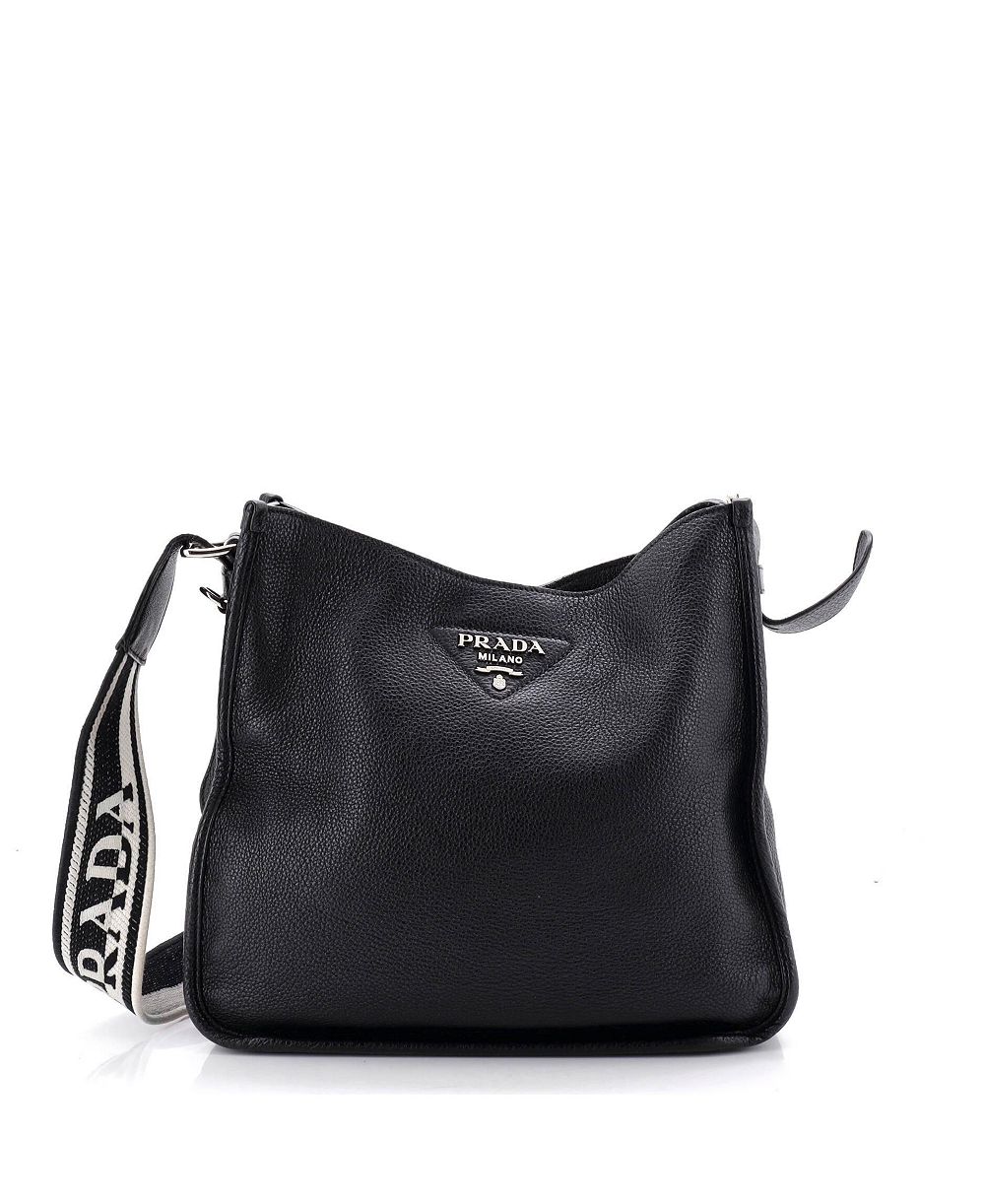 Бумбо сумка Loewe Medium Logo Strap Hobo кожаная