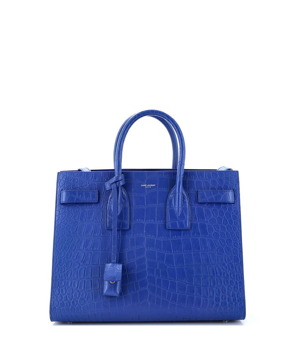 Маленькая сумка Pre-Owned Saint Laurent Small Sac de Jour NM из тисненой кожи