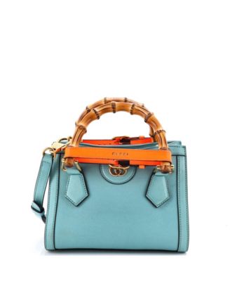 Pre-Owned Gucci Mini Diana NM Bamboo Handle кожаная сумка-тоут