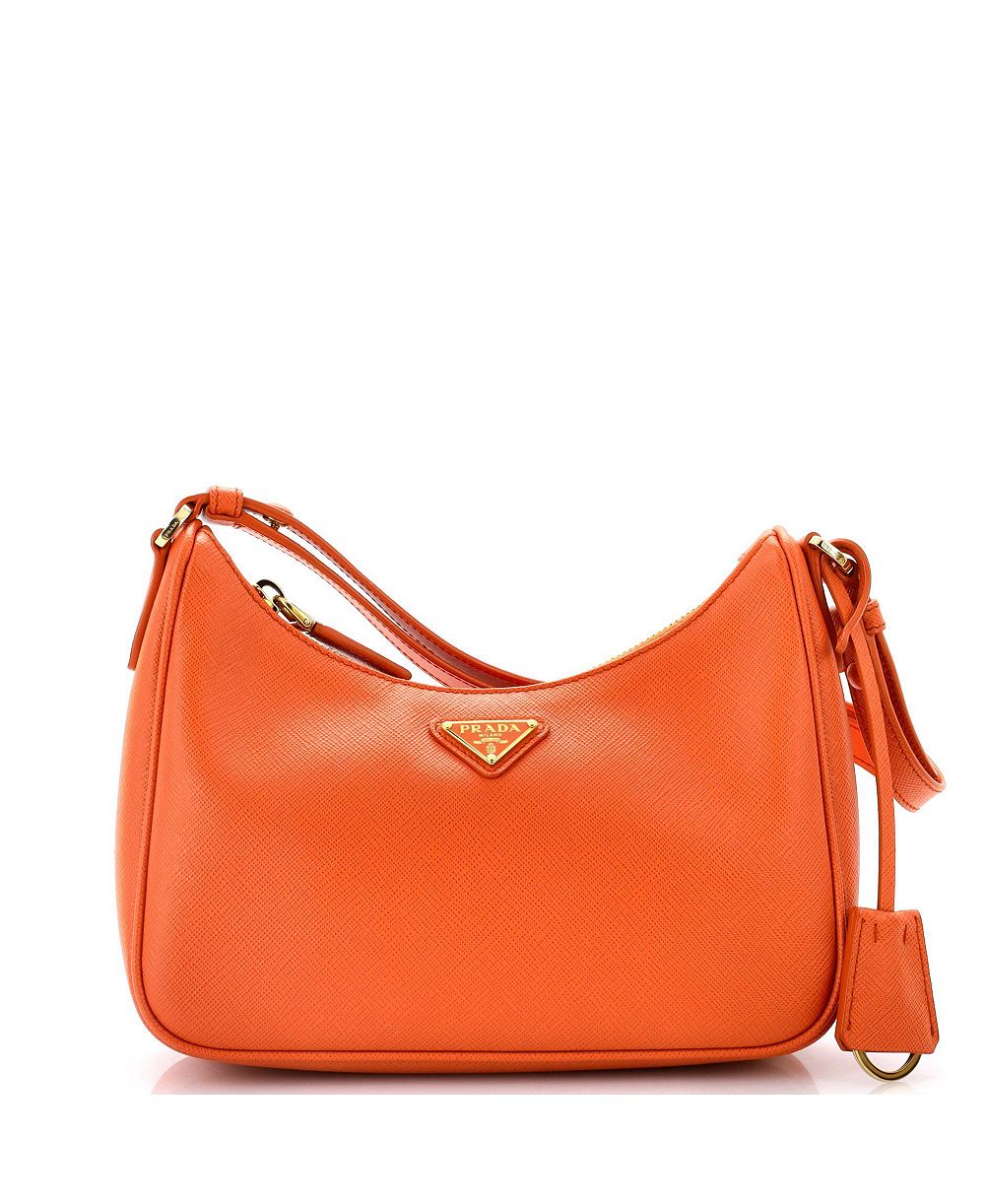 Сумка Prada Mini Re-Edition Hobo Saffiano Leather Pre-Owned