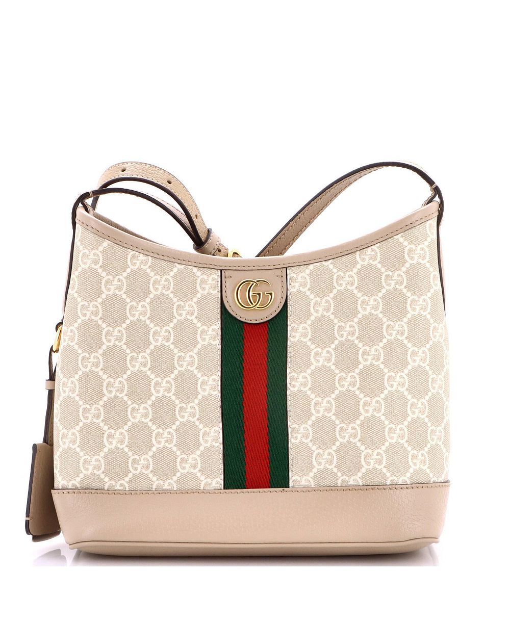 Pre-Owned Gucci Маленькая сумка Ophidia Open Bucket из канваса GG с кожаными элементами