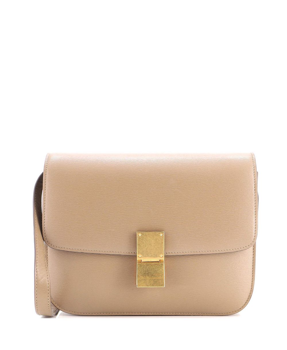 Pre-Owned Celine Средняя классическая сумка Box из зернистой кожи