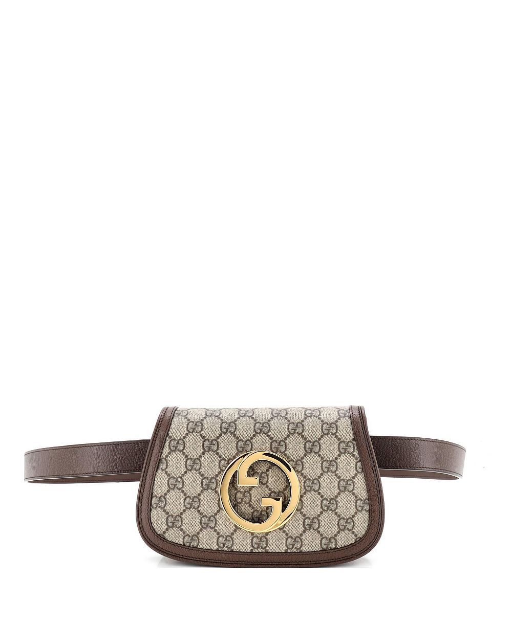 Б/у поясная сумка Gucci Blondie из ткани GG Coated Canvas