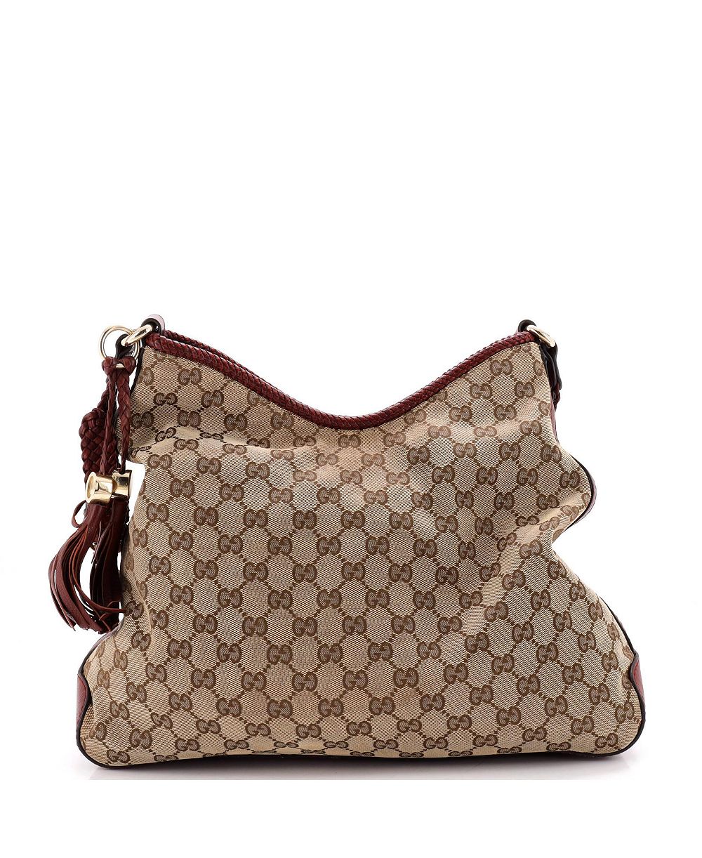 Сумка Gucci Medium Marrakech Hobo GG Canvas Pre-Owned