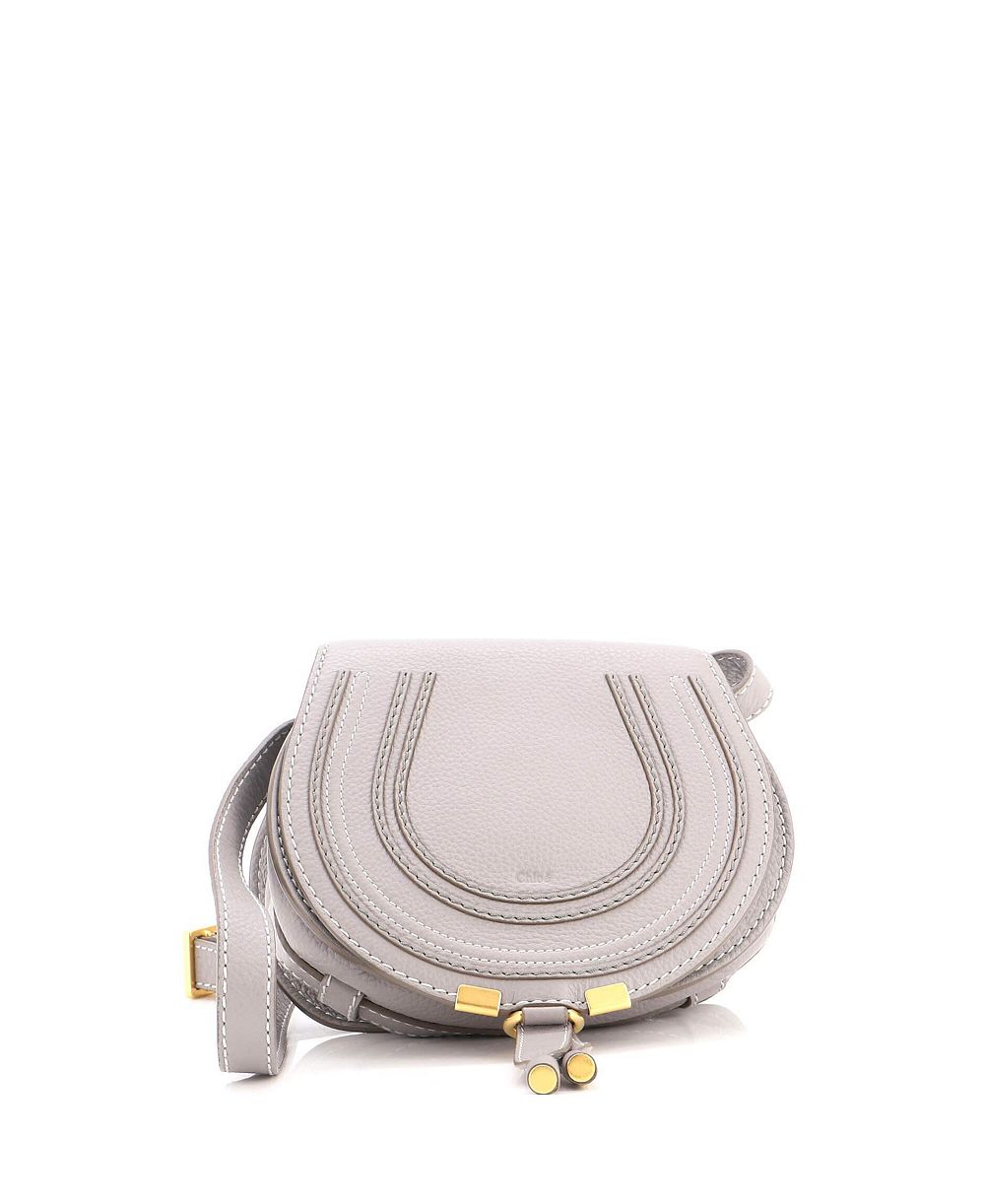 Chloe Small Marcie кожаная сумка через плечо