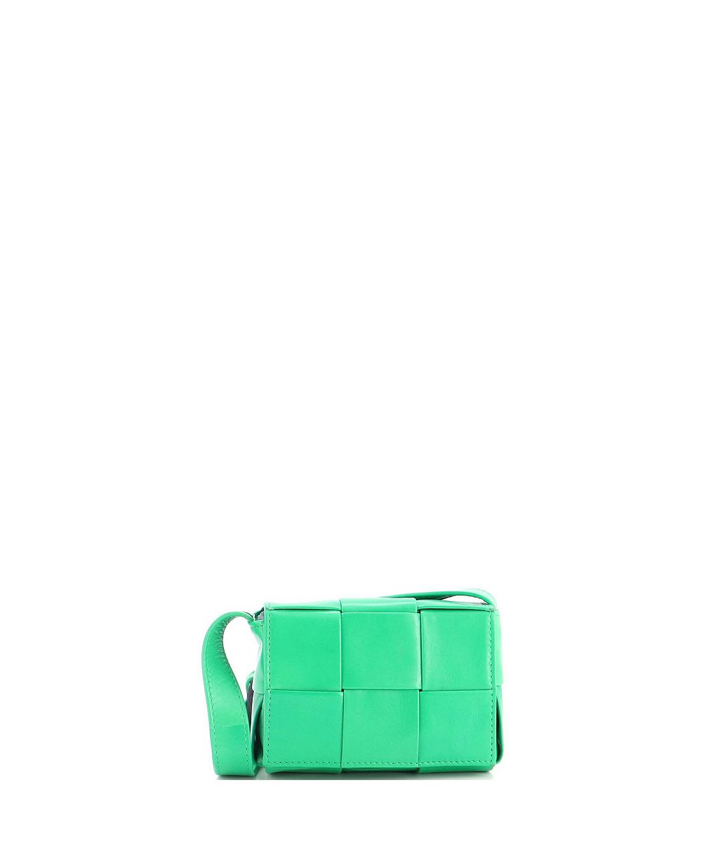 Подержанная сумка Bottega Veneta Candy Cassette через плечо Maxi Intrecciato из кожи