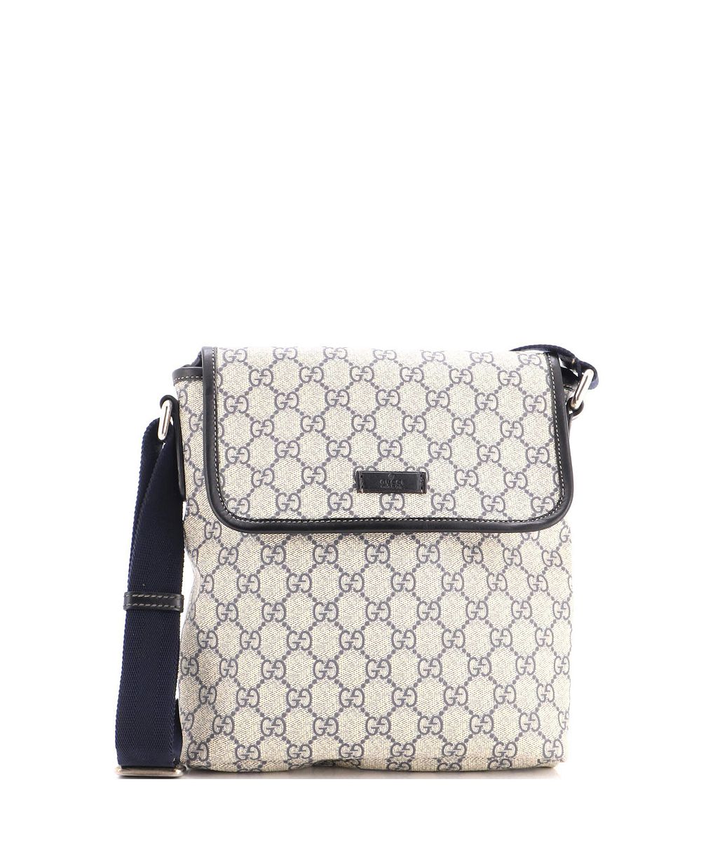 Pre-Owned Gucci Small Flap Messenger GG Coated Canvas