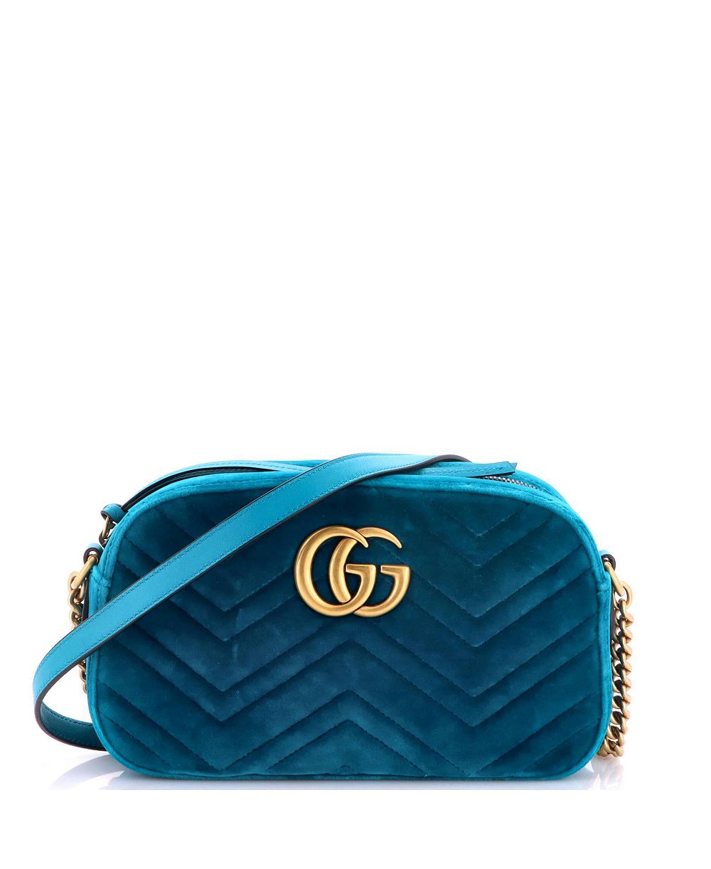 Женская сумка Gucci Small GG Marmont Matelasse Velvet б/у
