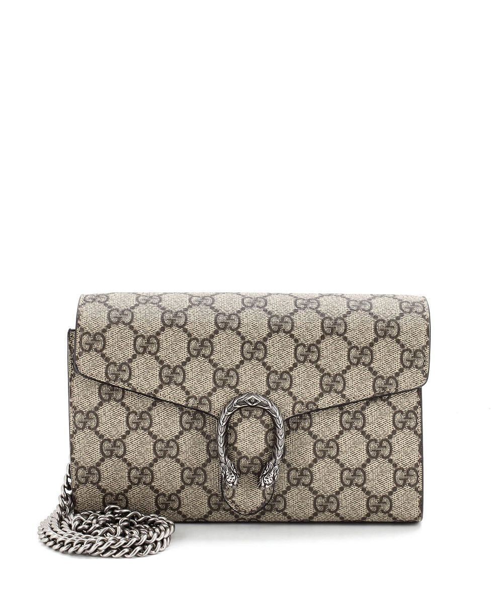 Gucci Dionysus маленькая сумка-кошелек GG Coated Canvas