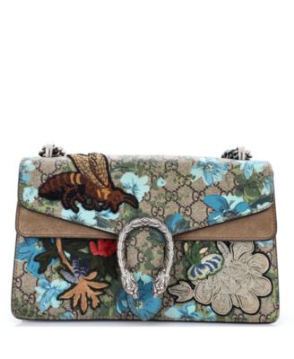 Б/у сумка Gucci Small Dionysus с вышитым принтом GG coated canvas