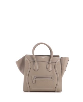 Pre-Owned Celine маленькая сумка Luggage из зернистой кожи