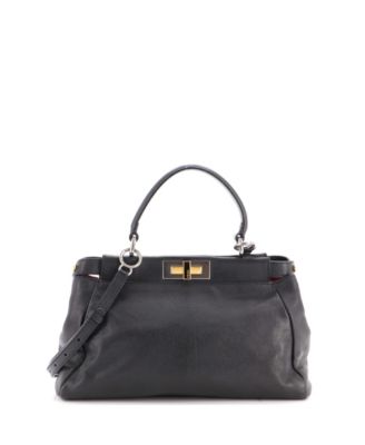 Fendi Сумка Peekaboo Regular из мягкой кожи, б/у