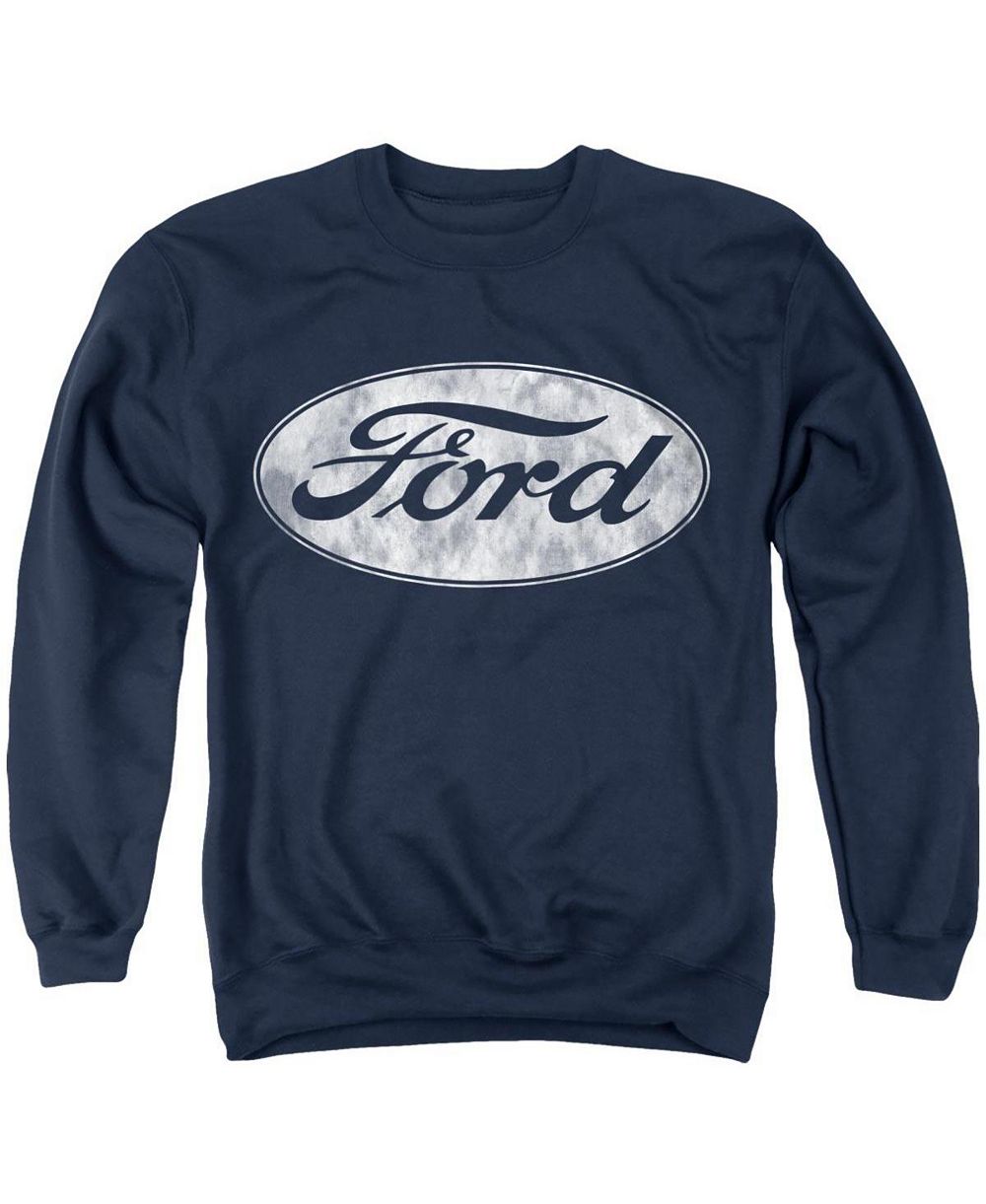 Mustang мужская потертая футболка с круглым вырезом Regular-Fit с графическим логотипом Ford