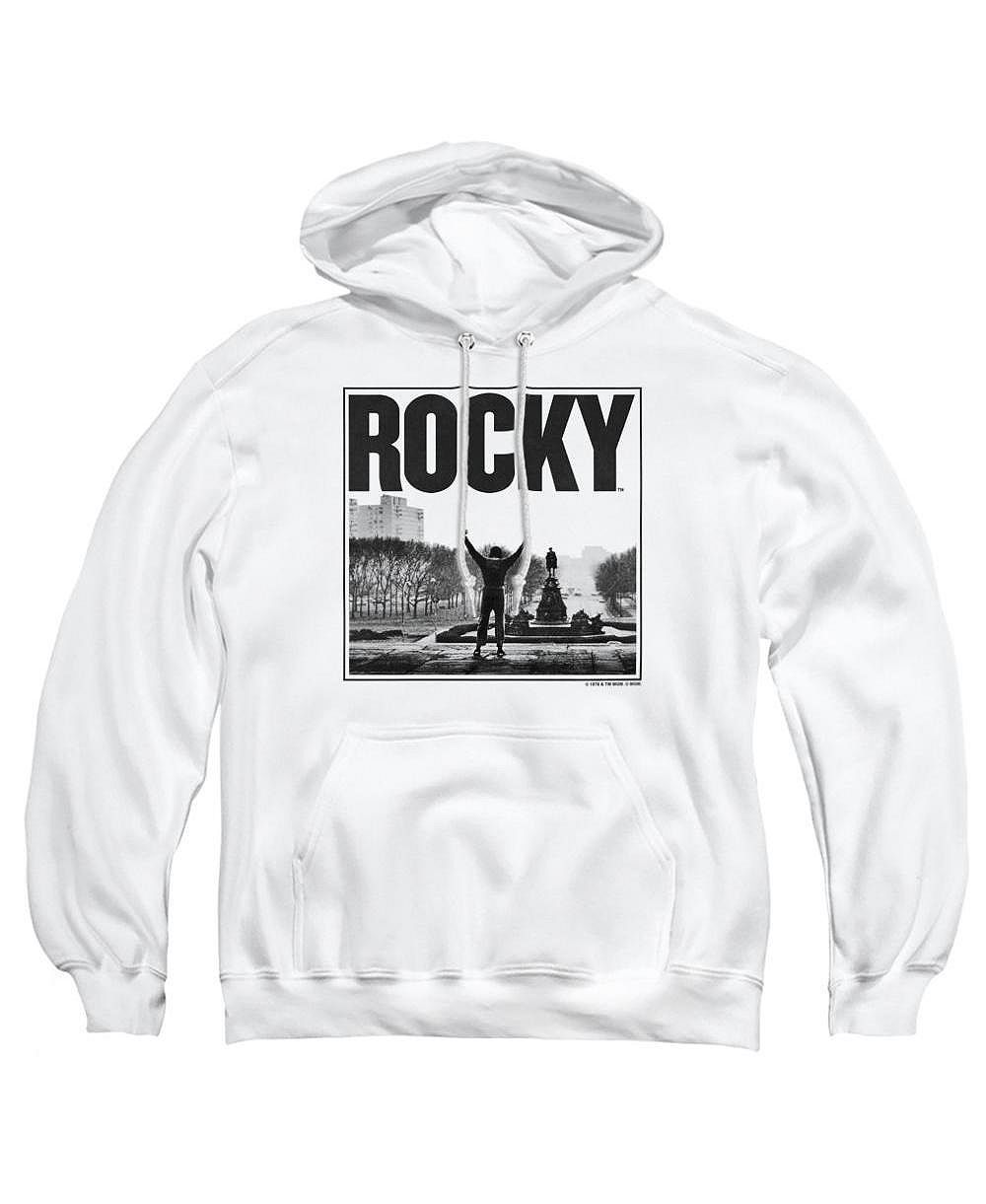 ROCKY мужской Top Of The Stairs Pull-Over длинный рукав графический хлопок-смесь худи
