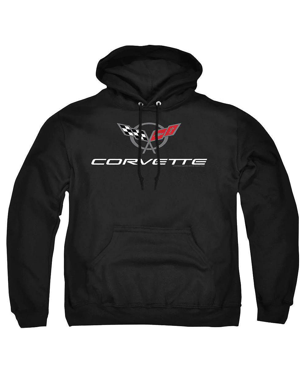 Corvette Мужская толстовка с длинным рукавом и современным эмблемой-графиком Pull-Over Hoodie