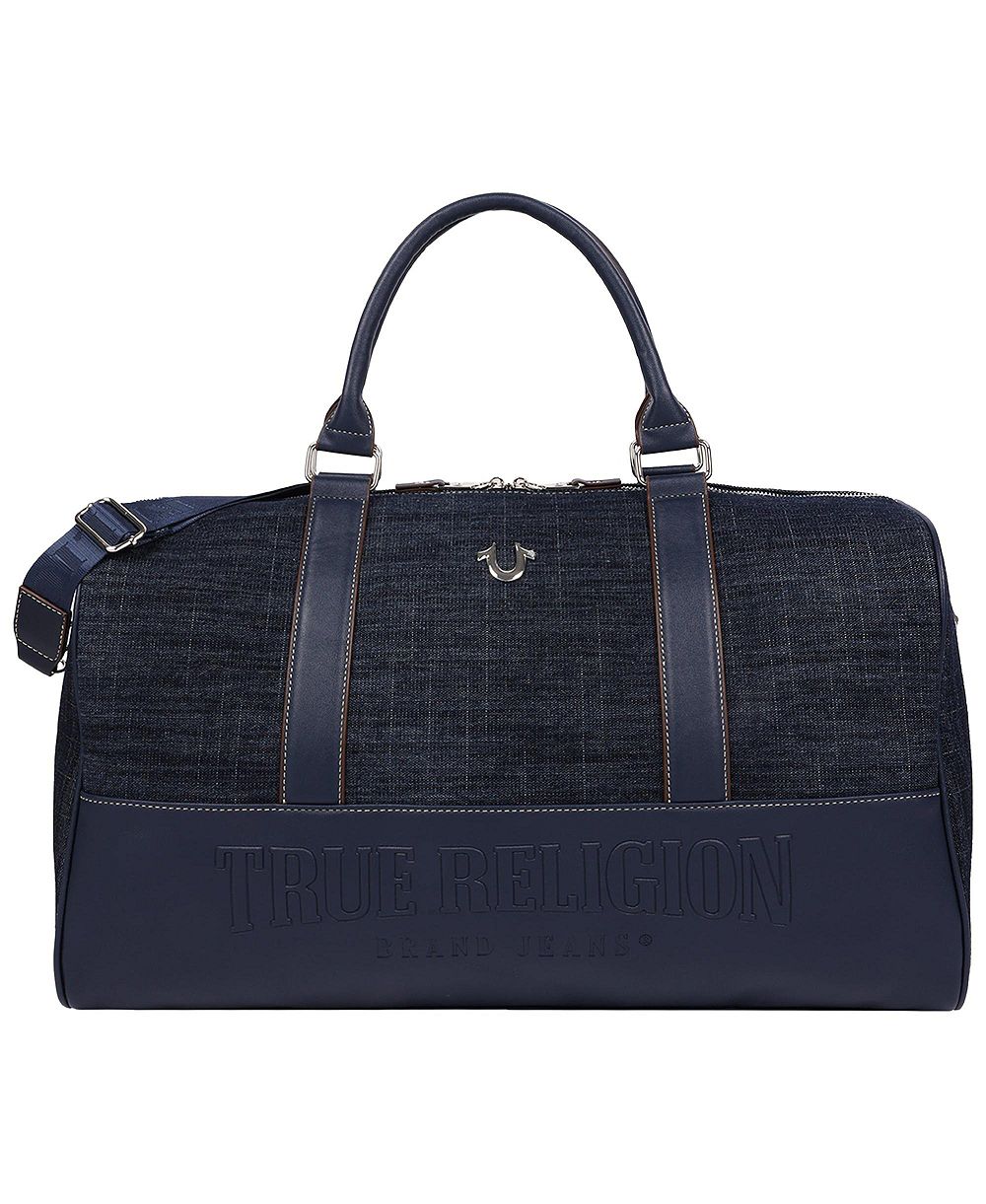 True Religion Дамская сумка-дафл Horseshoe Quilting Denim Weekender