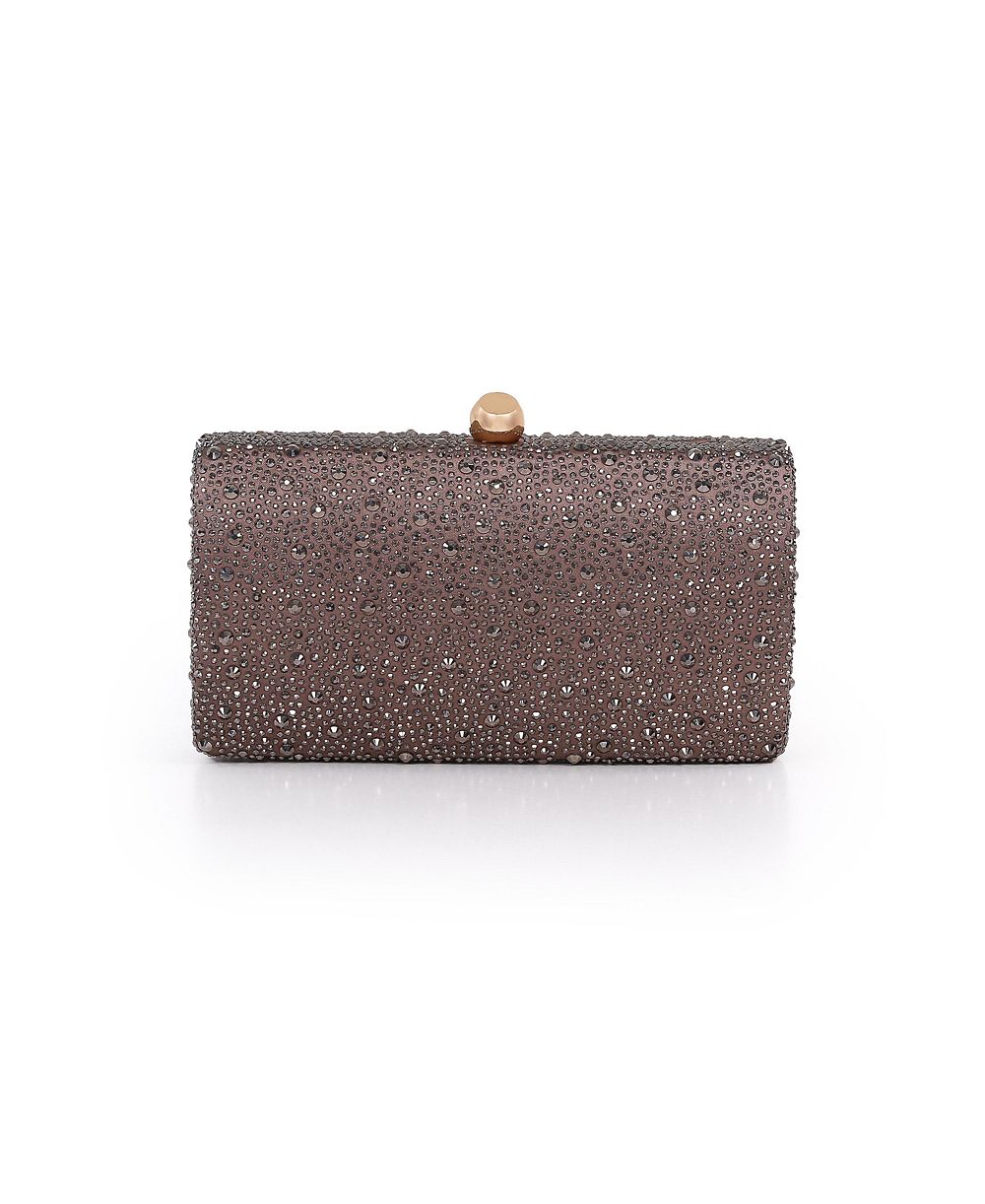 Jewel Badgley Mischka Женский Fern Crystal Minaudiere