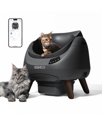 CATLINK Самоочищающийся лоток для кошек, для нескольких кошек, с функцией мониторинга здоровья и управлением через приложение