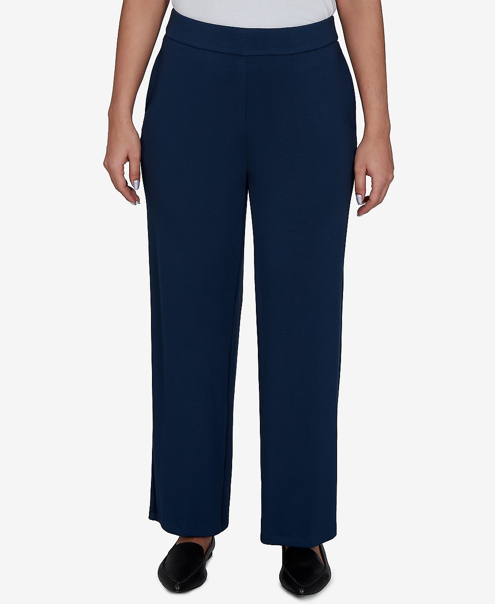 Женские брюки Alfred Dunner Petite Pull-On Straight-Leg