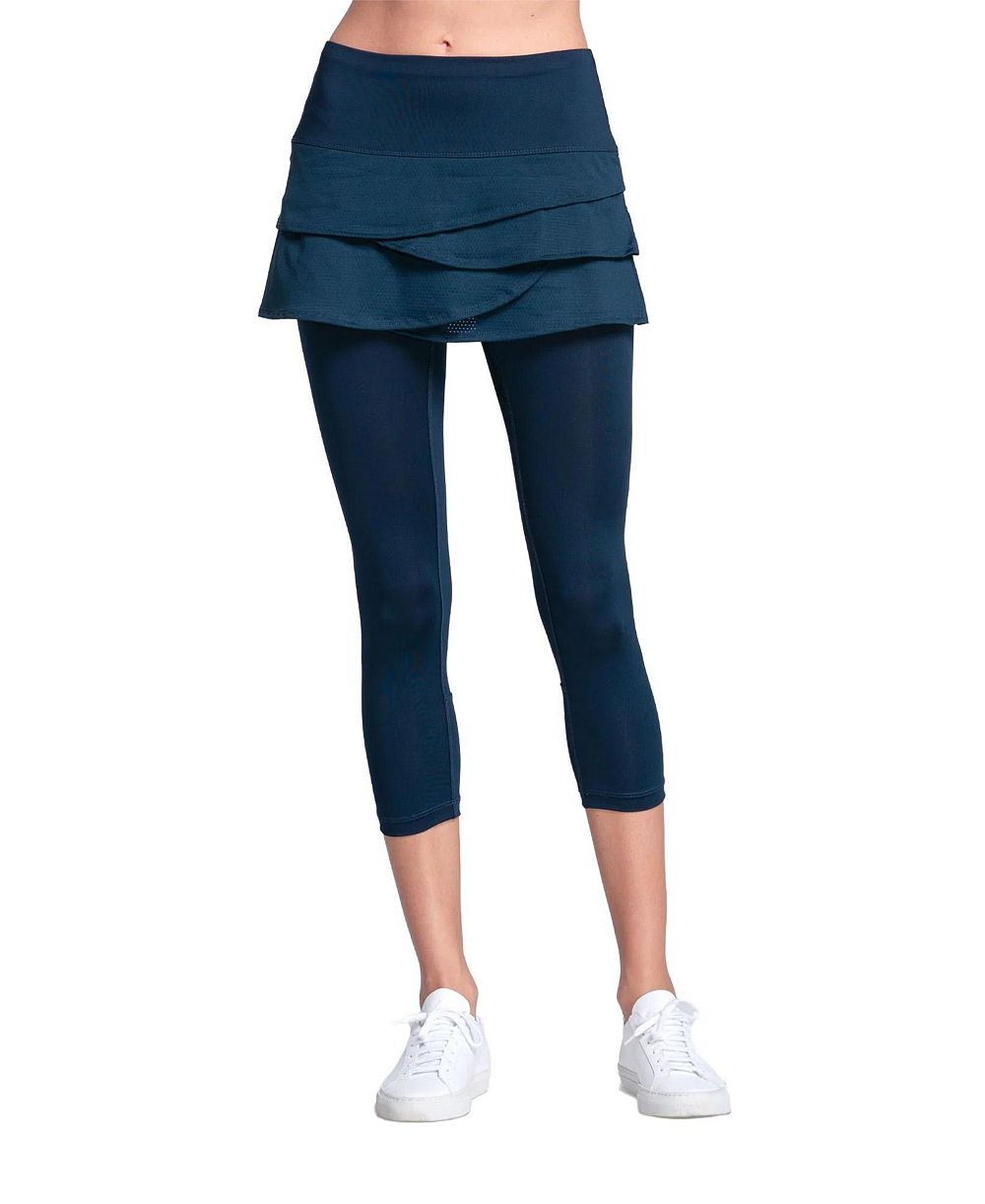 Lucky In Love Women's High-Waisted Scallop Capris Skirt