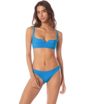 Maaji Women's Highlight Adjustable-Straps Reversible Bralette Bikini Top