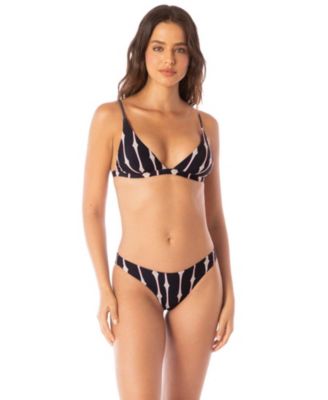 Maaji Women's Radiant Diamond Ivy Reversible Adjustable-Strap Triangle Bikini Top