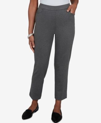 Alfred Dunner Women's Pull-On Cropped & Ankle Pants