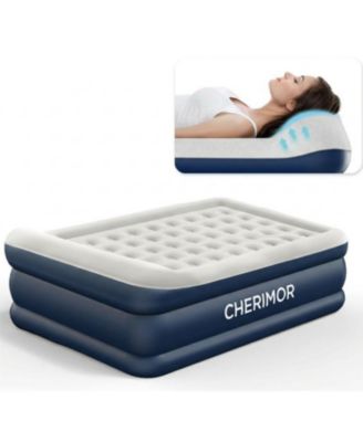 Надувной матрас CHERIMOR Queen с матрасом pillow top, 20.5", встроенный насос