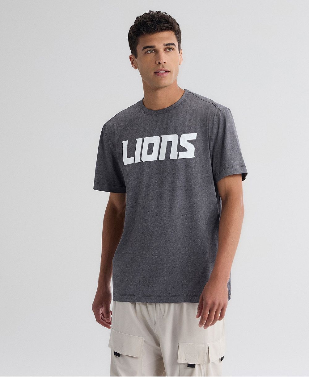 Fanatics мужская футболка Detroit Lions Clutch угольного цвета