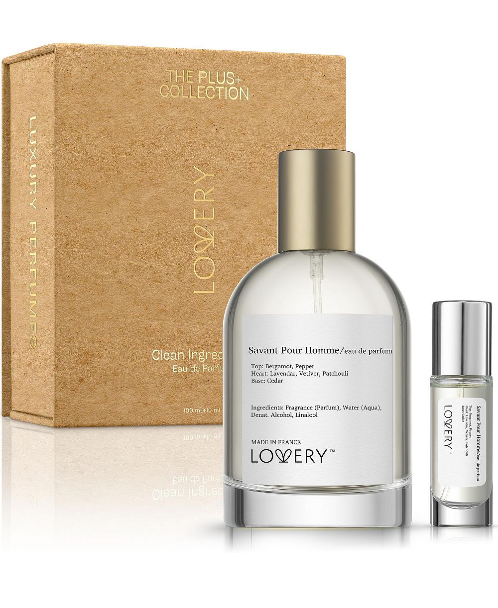 Мужской парфюмированный набор Lovery Plus Savant Pour Homme Eau de Parfum 2pc Gift Set, древесный аромат