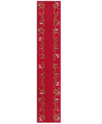 Villeroy & Boch Keepsake Ornaments Embroidered Table Runner 14" x 72"