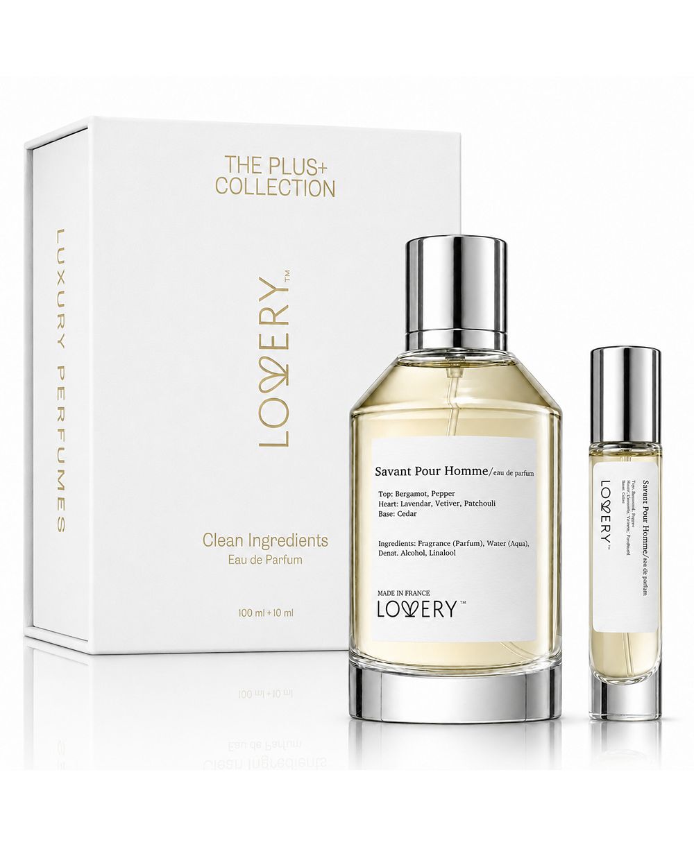 Набор парфюмерии LoveryPlus Savant Pour Homme - 3.4fl oz Mens Fragrance Gift Set с миниатюрой 10ml