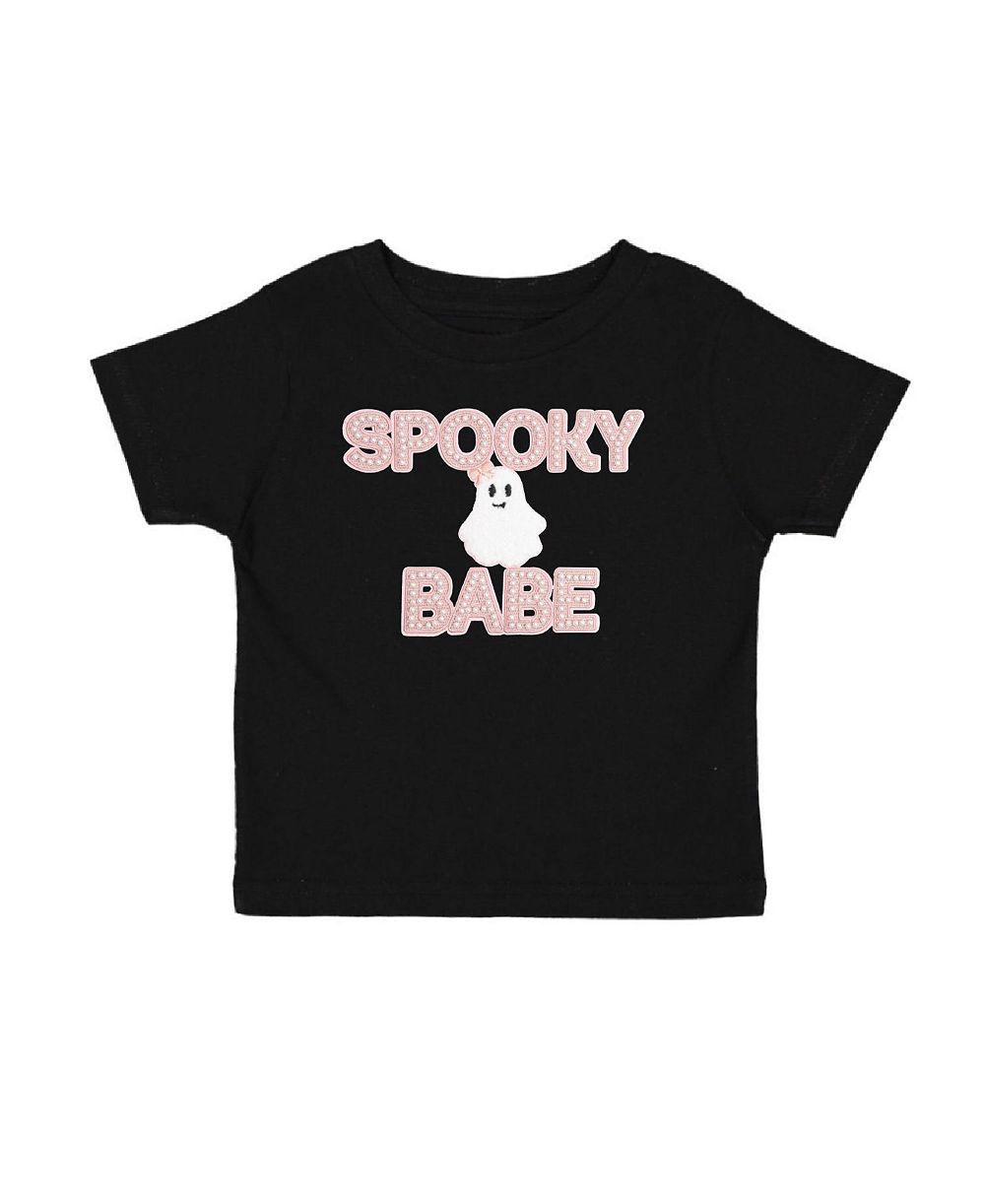 Sweet Wink Детская футболка Spooky Babe Patch Halloween с коротким рукавом