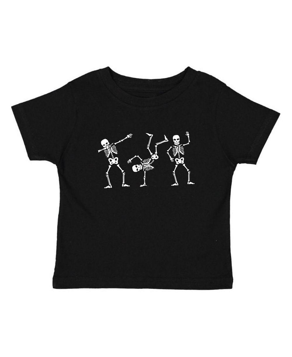 Детская футболка Sweet Wink Little Boys Glow In The Dark Silly Skelly Halloween Short Sleeve