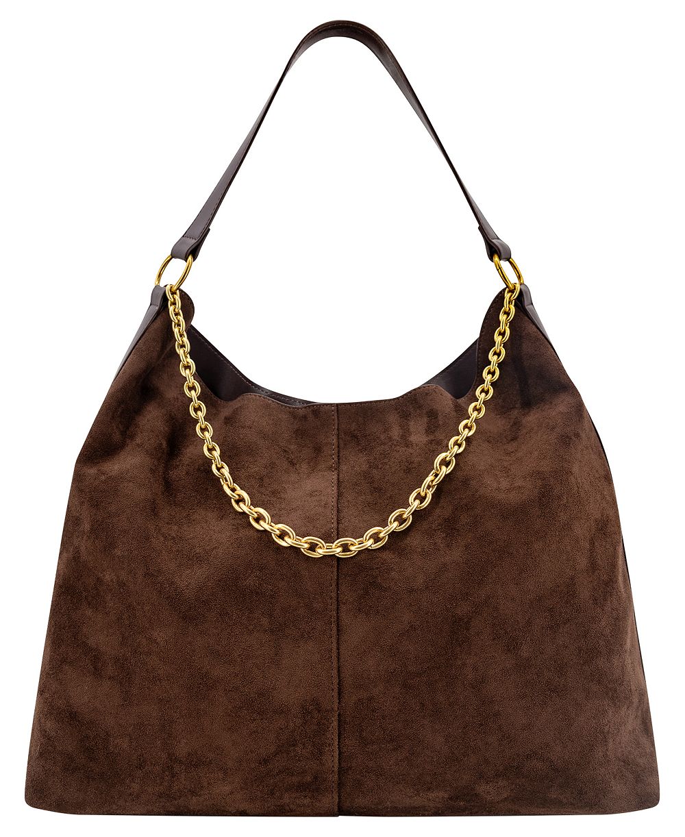 LIKE DREAMS Sava Suede Large Tote Handbag