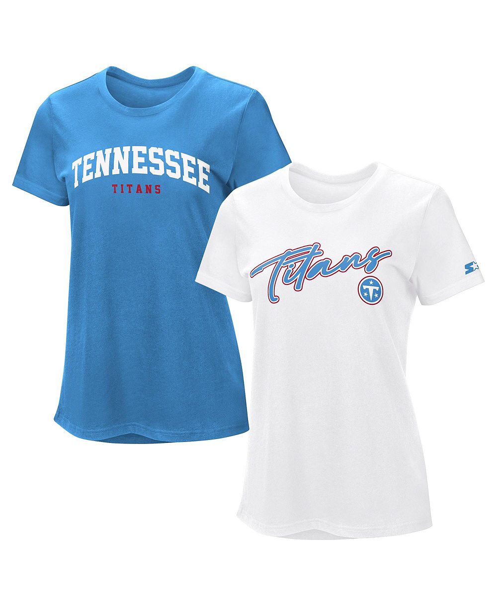 Starter женский комплект из 2 предметов: футболка Tennessee Titans светло-голубого/белого цвета