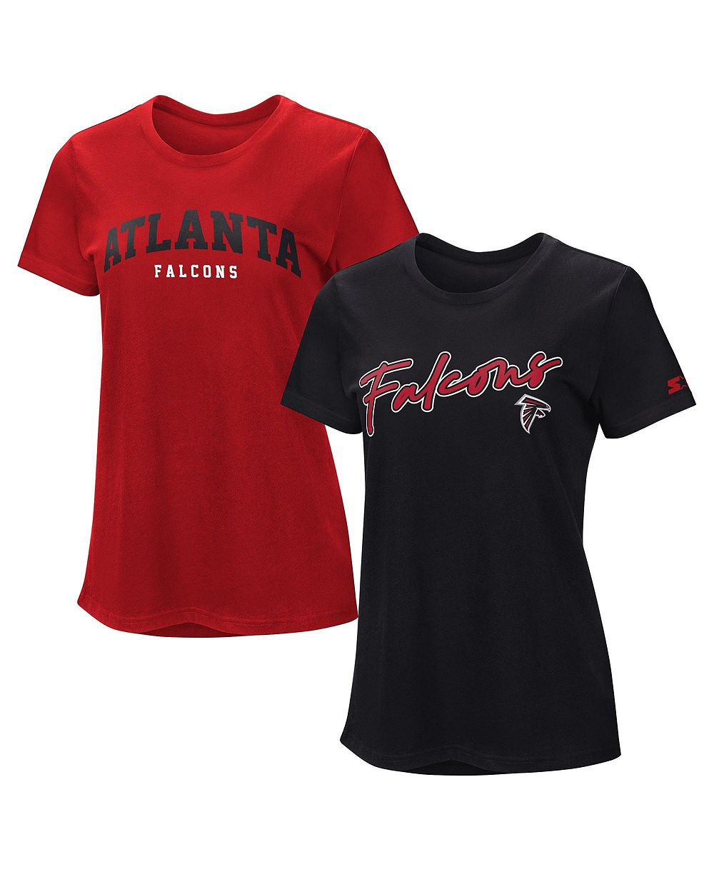 Женская футболка Starter Atlanta Falcons (2 шт., красно-черная)