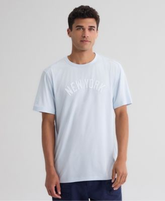 Мужская футболка Fanatics New York Yankees Clutch Winning Edge светло-голубого цвета