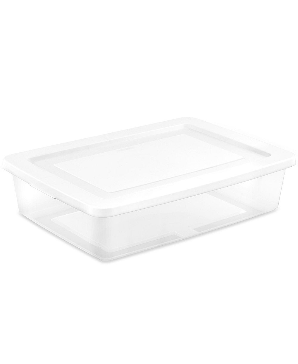Sterilite 28 Qt коробка для хранения,stackable пластиковый контейнер для организации дома, набор из 40 штук