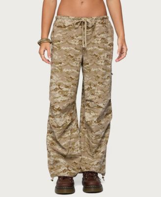 Edikted женские широкие карго-штаны Demey Camo