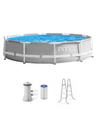 Intex Наземный бассейн 10' x 30" с фильтр-насосом 330 GPH и лестницей